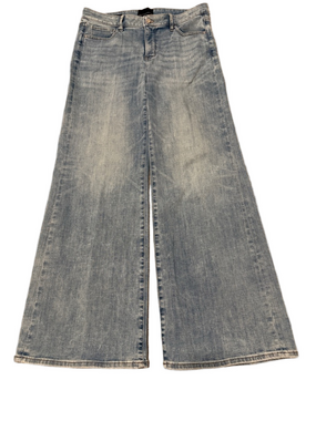 White House Black Market high-rise wide leg jeans Sz 10